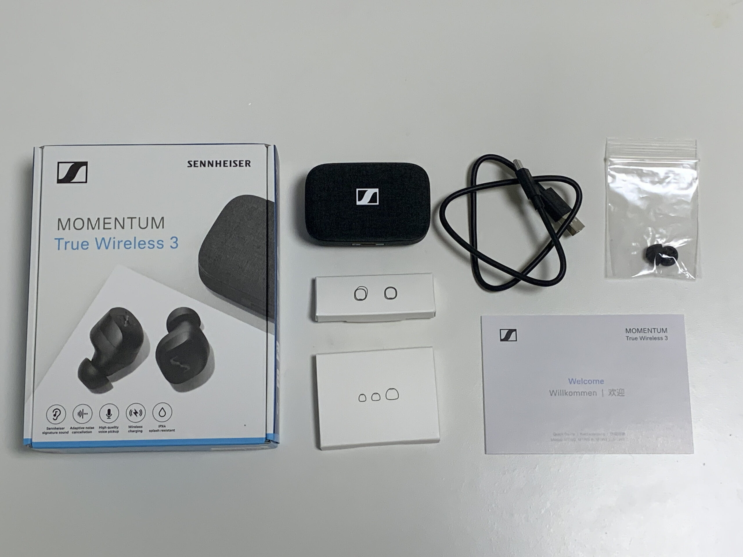 SENNHEISERmomentum true wireless 3 購入証明付属 - イヤフォン